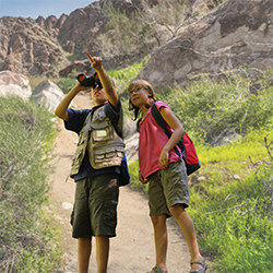 Two Adults Hiking